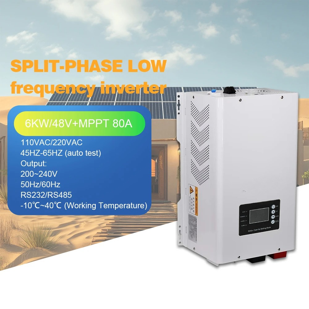 Off Grid Solar Inverter 48V 6000W - Инвертор солнечной энергии 6000 Вт, чистая