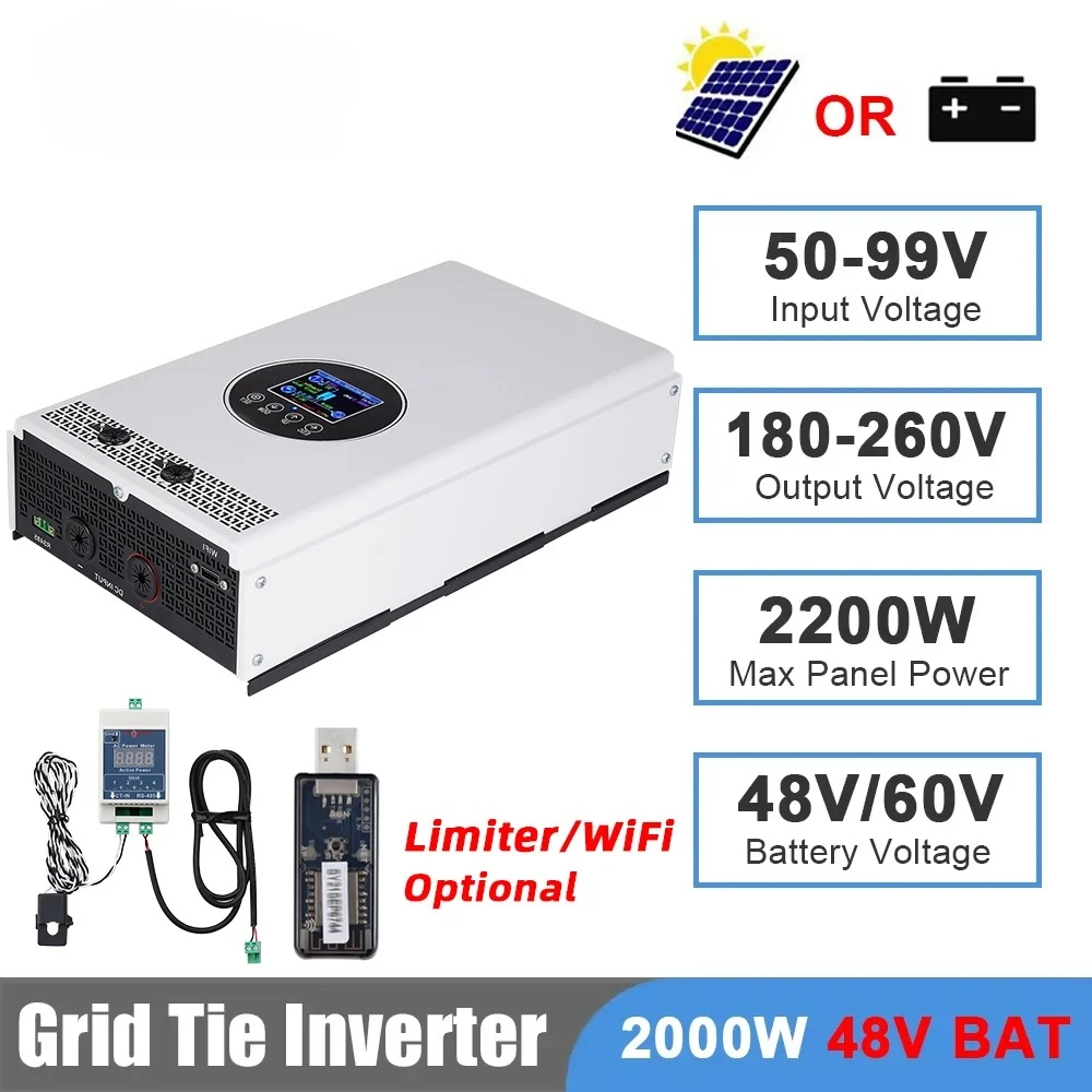 Сетевой инвертор 2000 Вт / 150 – обзор и цена Grid Tie Inverter Limiter 2000W