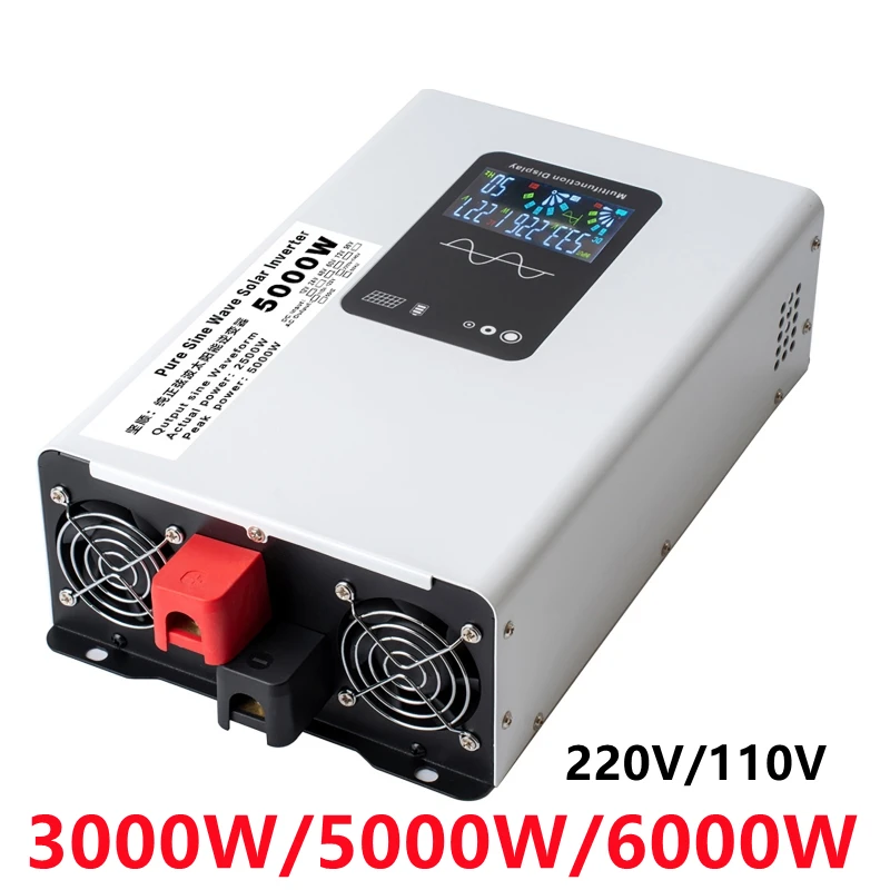 Инвертор чистой синусоиды 3000 – обзор и цена Pure Sine Wave Inverter 5000W 48V 220V