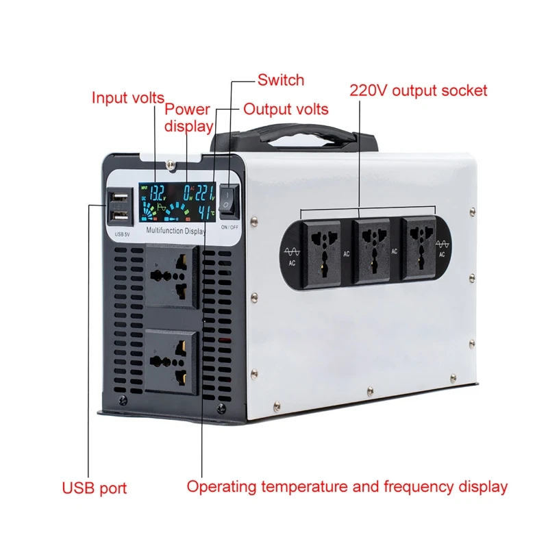 Инвертор чистой синусоиды 3000 – обзор и цена Pure Sine Wave Inverter 5000W 48V 220V