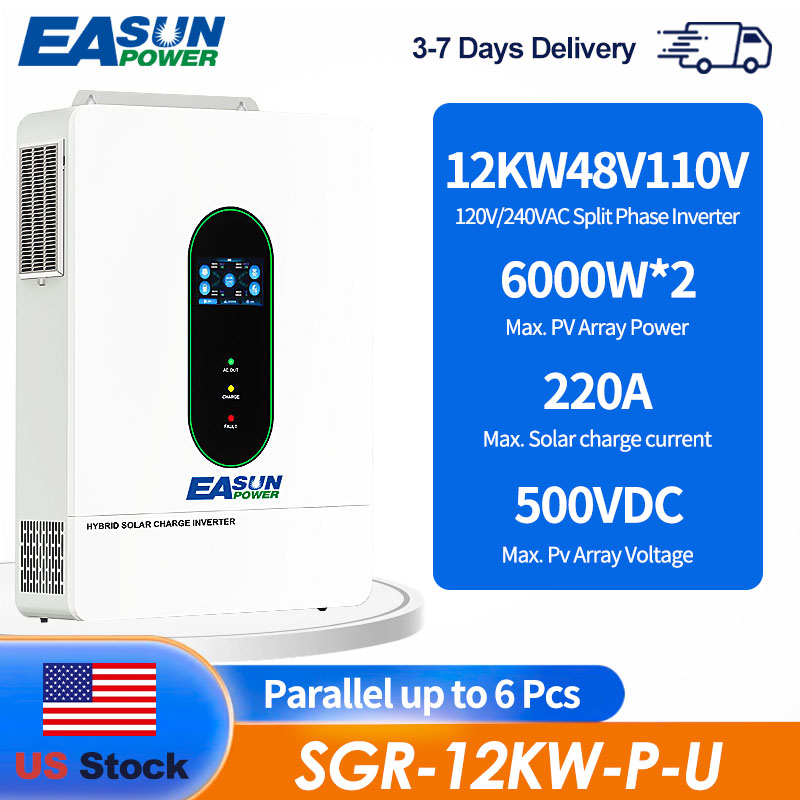 EASUN US 12 кВт 12000 Вт двухф – обзор и цена Grid Tie Inverter Limiter 2000W
