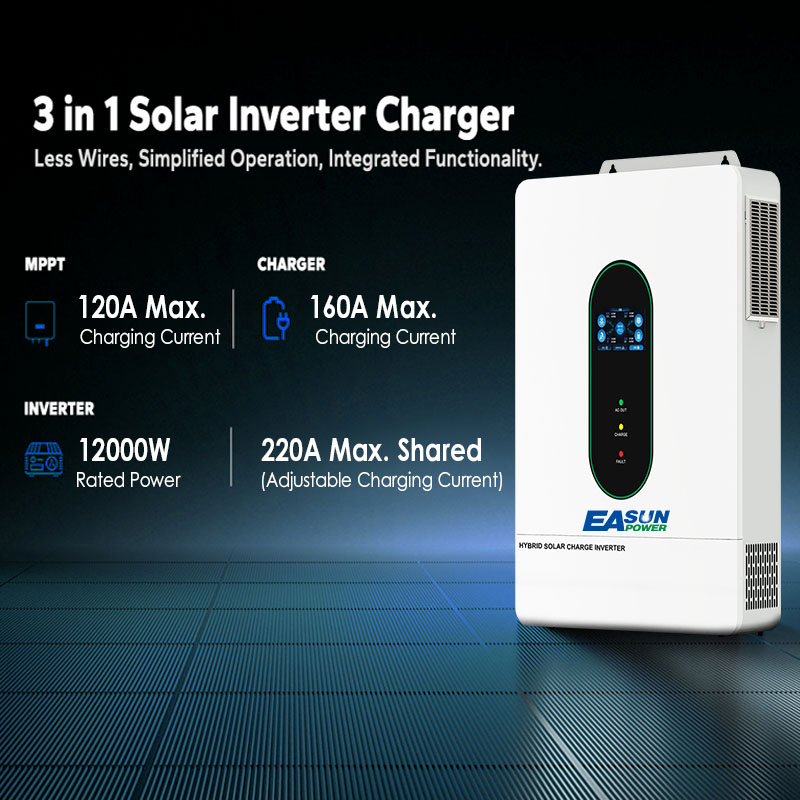 EASUN US 12 кВт 12000 Вт двухф – обзор и цена Grid Tie Inverter Limiter 2000W