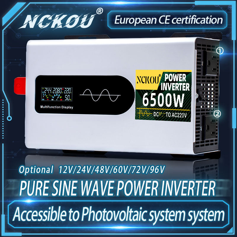 Инвертор 12 В 24 В 48 В 72 В P – обзор и цена Pure Sine Wave Inverter 5000W 48V 220V